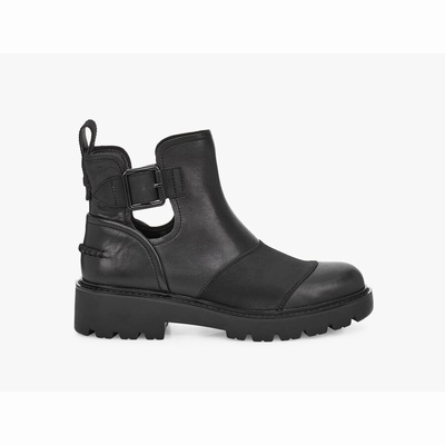 Botas UGG Stockton Mulher Pretas | PT-NGRDQ